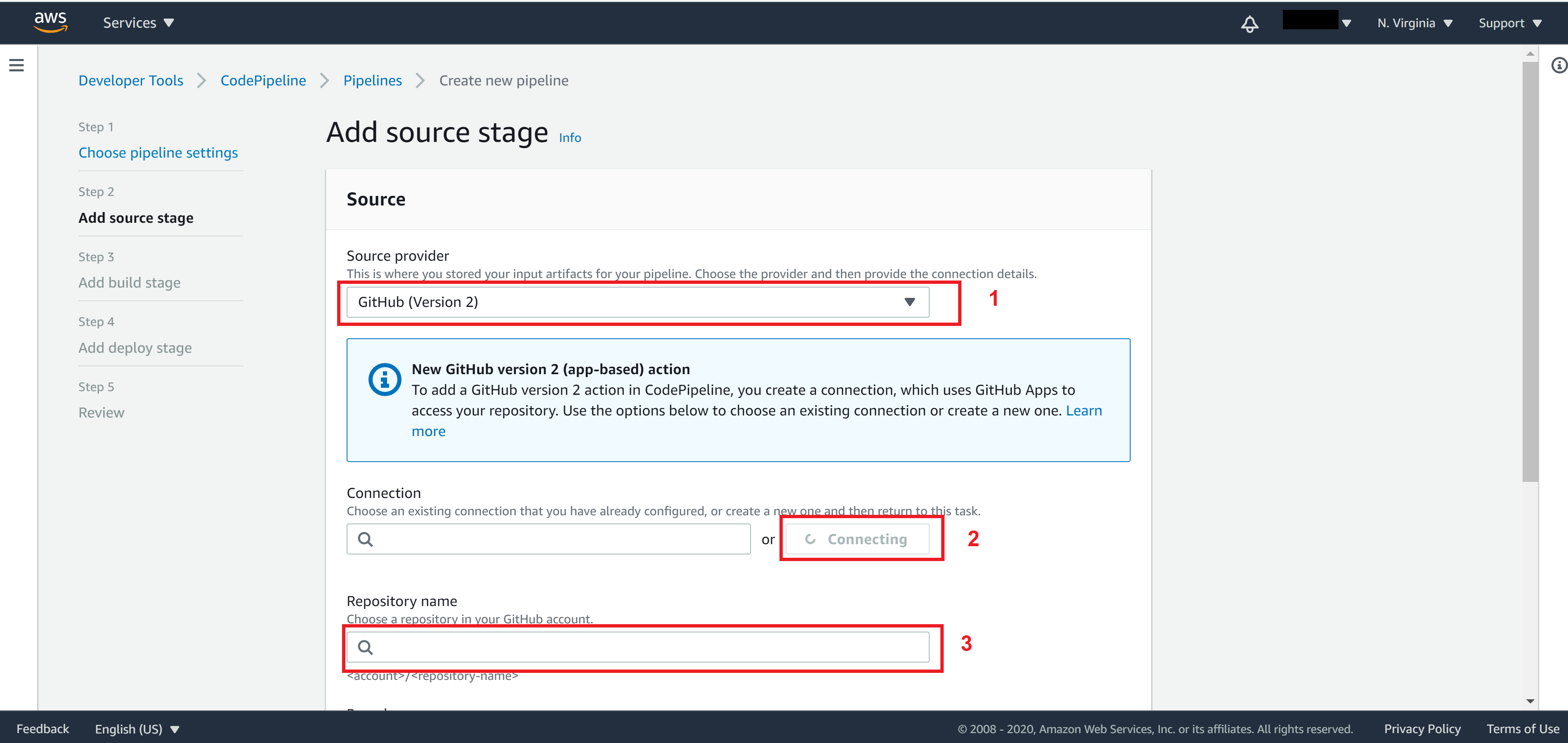 Add source stage