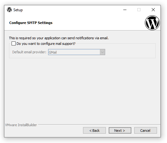 Configure SMTP