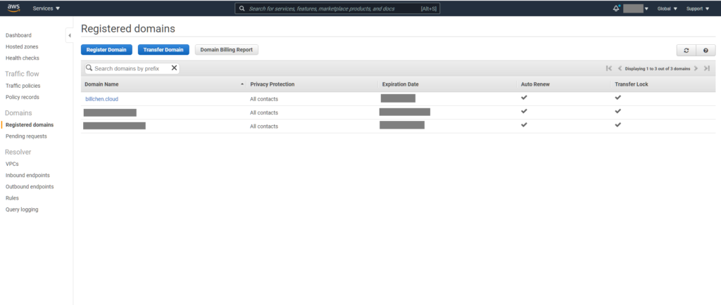 Domain transfer complete