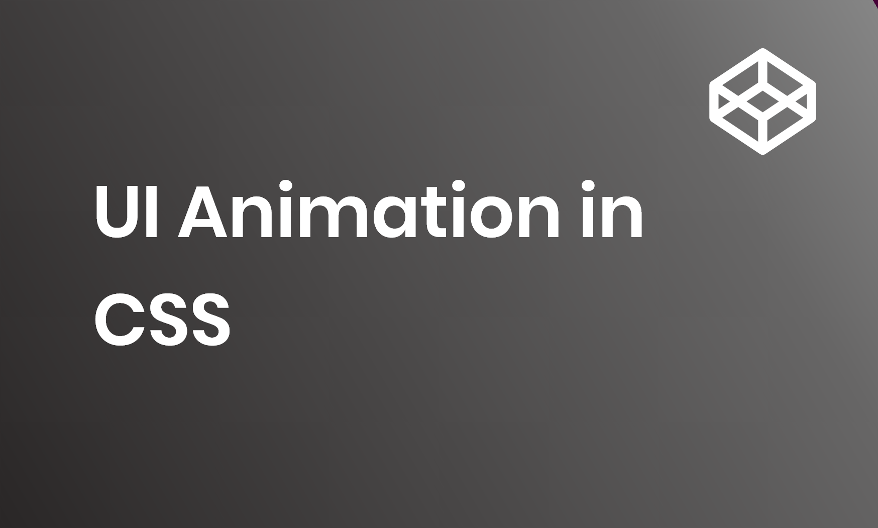 UI animation in CSS | Simple Web Learning