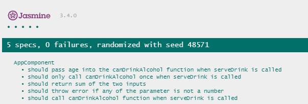 Test number of times a function is called result