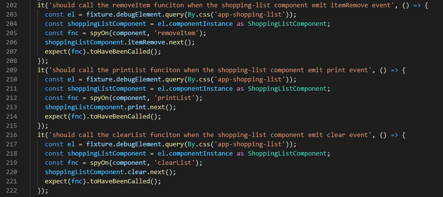 Output binding test cases